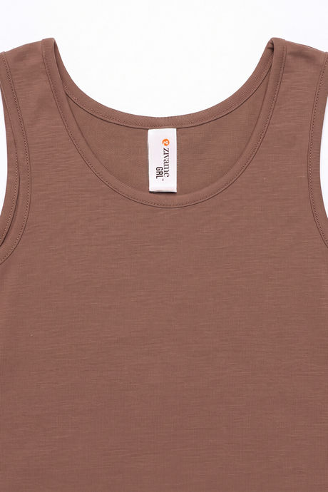 Zivame Girls Solid Tank Top (Pack of 2) - Roebuck — image 6